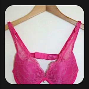 Victoria's Secret Sexy Little Things Lace Vintage Plunge Push-up 34B